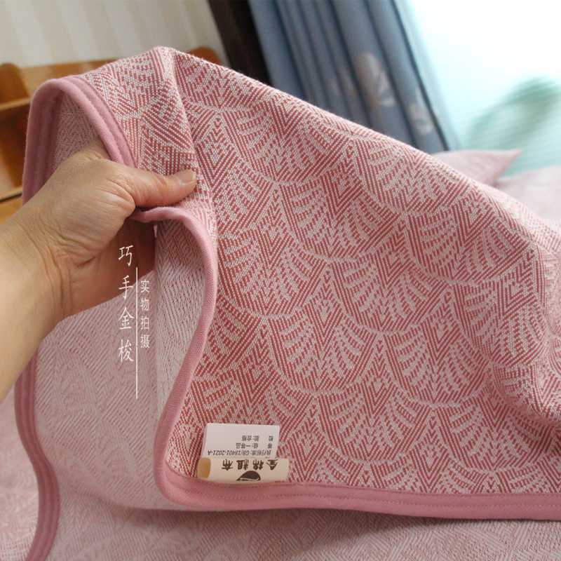 高端新品 全棉提花老粗布软凉席 纯棉加厚老粗布床单空调席可机洗