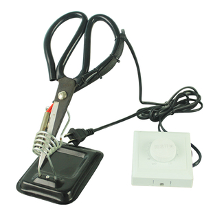 调温电热剪刀裁布热熔电加热剪织带缎带手持式修边商标丝带热切机