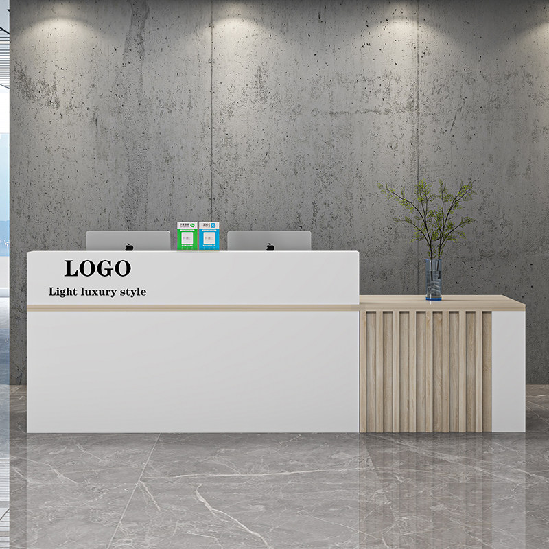 包邮前台接待台收银台办公桌公司美容院理发店服装店吧台柜台轻奢