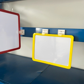 磁性标签 货架a4标牌磁铁分区牌库房标识牌物料卡 仓库标示牌强磁