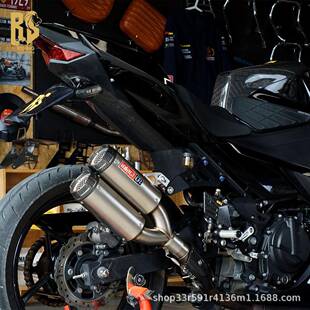 RS机51mm通用车改装 51mm通排气管碳嘴尾段RP双座子45用0R忍445S0N