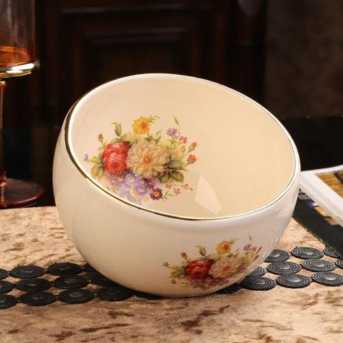 7878欧式陶桌面瓷垃圾桶家用纳F75758S9桌上杂物收筒客茶几厅装饰