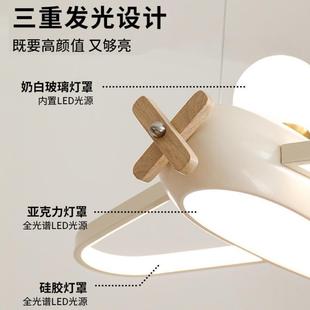飞机灯儿童房吊灯507奶风油室灯男孩女孩房间灯次创意卡通小孩卧