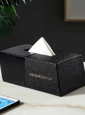 轻奢纸新盒中式餐厅商用茶客厅几卫生间餐纸盒收纳巾车VRG载纸巾