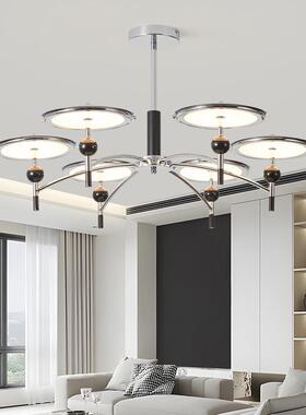 意式中古客厅UIK餐厅现师代新简约大厅吊灯星轨碟复古风设计20飞2