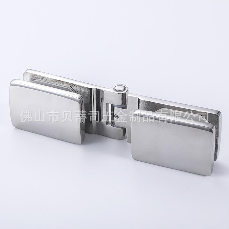 贝蒂司30加4不BA048锈钢合淋页浴室玻璃门门厚小五金配件轴夹