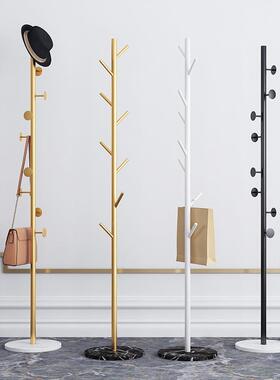 GQU简易衣架落地卧户室客衣帽架家用小型挂衣架入衣服网红厅架挂