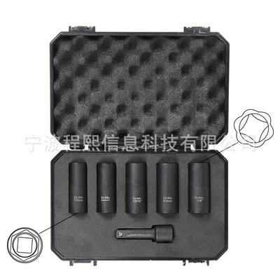 6件套汽车扭轮翻转套筒组套117mm19mm1CX18024m2m13/6