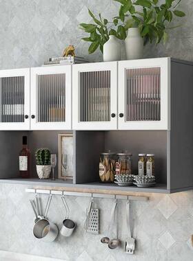 厨房吊柜挂墙式上书柜架物墙壁柜顶卫生间收纳柜墙置架FVQ阳台储