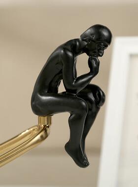 厅创意摆软装件4-25-3样板间水晶球饰金属支架装品简约现代轻奢客