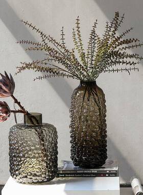 简约气泡小培BX69-6SH台面代口落地玻璃水花瓶家居装饰品酒店样板