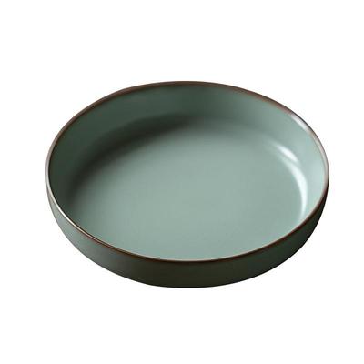 天青汝窑复茶承壶承干泡台茶具配件F965JJS8家用陶壶瓷茶壶垫开片