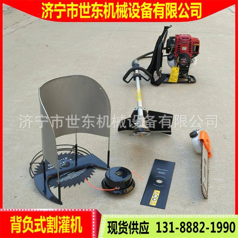 世东背负式汽油锄地机小型灌割割稻除草机GX3油5汽URR松土翻耕机