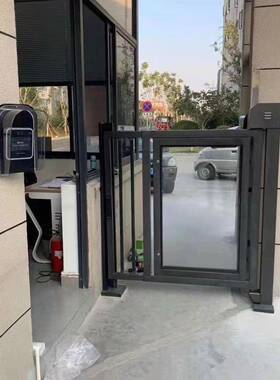 小区供人行道广告小门遥动控栅栏小门刷通卡人脸识别电LEJ门多款