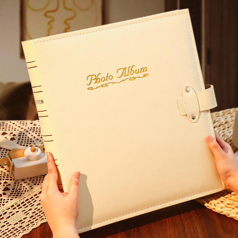 相册本纪念册大容量家庭5寸6寸1000张影集皮质宝宝成长纪录册六寸