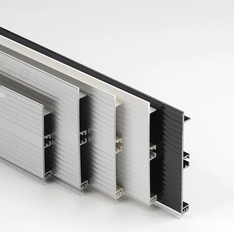 白色PVC踢脚板13公分塑料6地脚线15公分加厚踢脚线橱柜挡水板