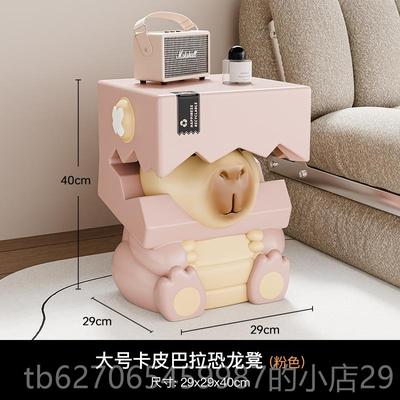 高档汉卡皮巴拉入门户换鞋凳轻奢高级美感摆件搬家礼物乔迁新贝居