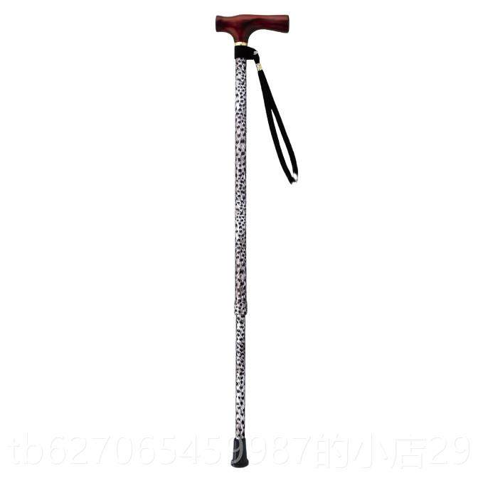 正品游日本进口伸缩防滑手山杖超轻铝合0金杖身实木握把旅登杖30