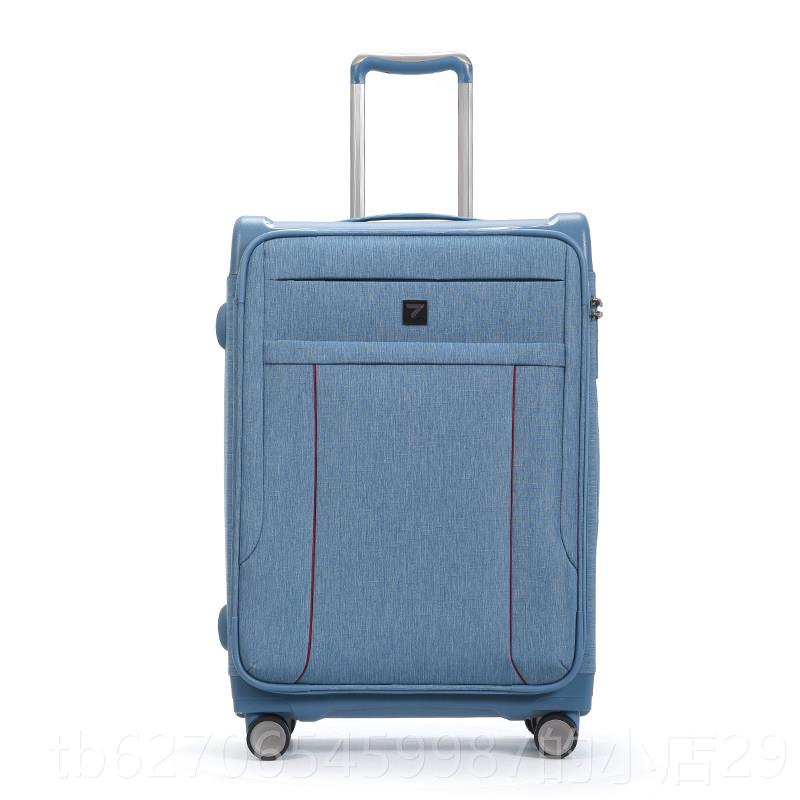 正品7998李津箱万向女24寸牛布行拉杆箱皮箱子轻便小旅行轮箱20寸