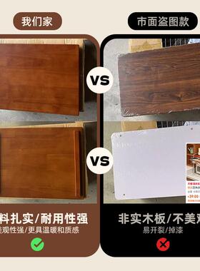 古实木厨房as240731微波炉置物架台烤面箱支架多功能架锅电饭锅收