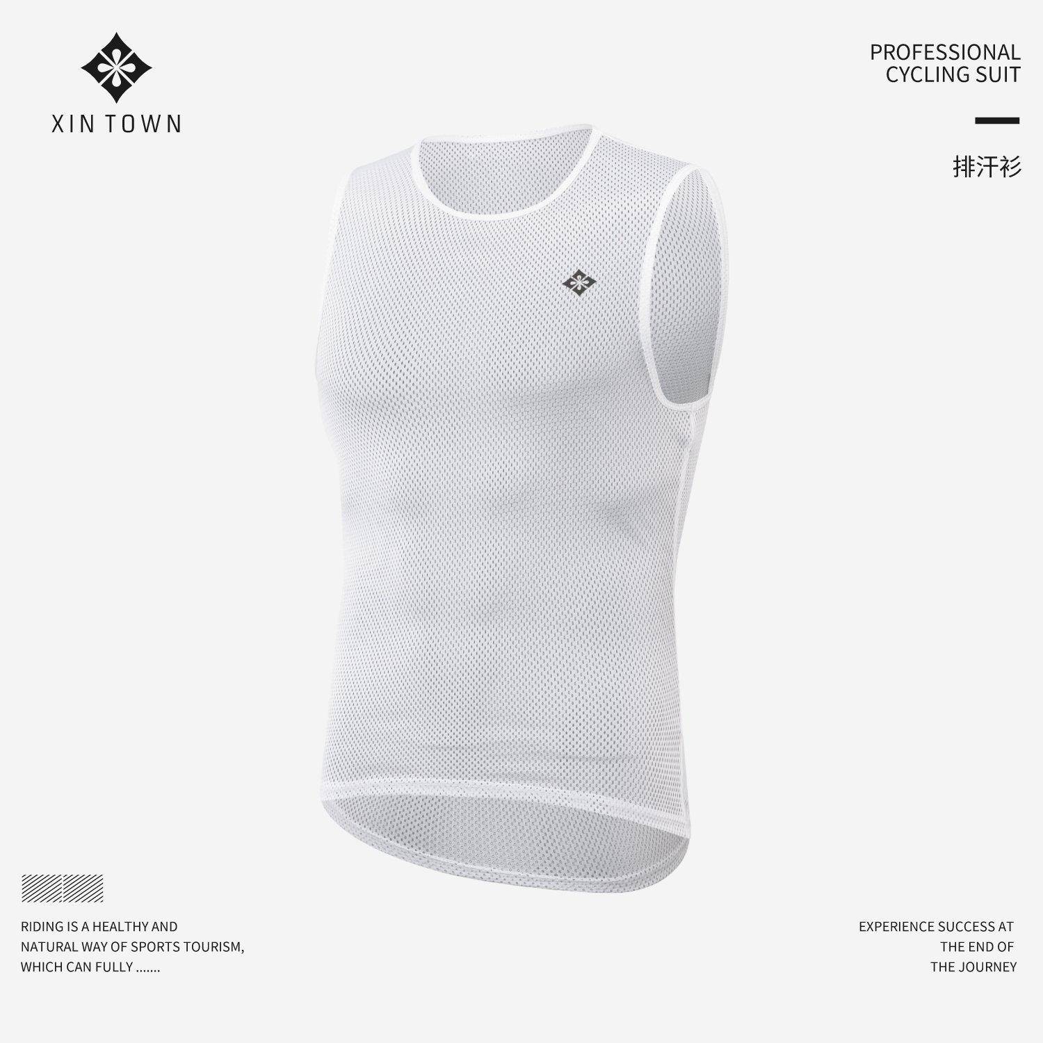 骑行排汗衫紧身背心公路山地自行车内衣骑行服速干导汗透气打底衫