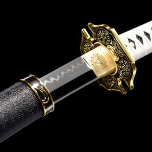 泉龙市刀剑镜面手工锻打影视动1252鬼漫泣阎魔日式指挥刀宝剑刀未