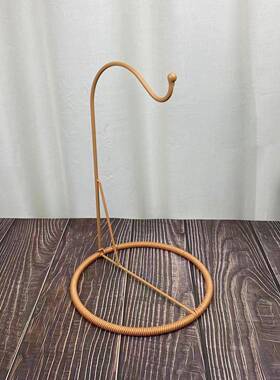 水果吊篮手工收纳篮仿茶收色田园藤意纳储物野餐创储物装饰篮25SL