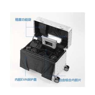 全金属铝镁合金机长箱商务出差登机旅行箱摄影器材箱化妆箱工具箱