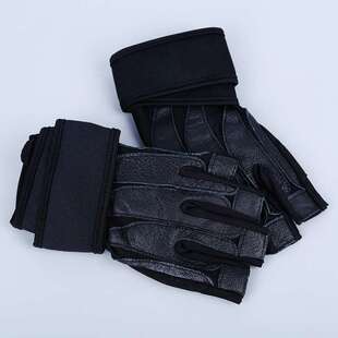 厂家直销运动健身手套举重防滑护腕手套举重训练手套防滑 零售