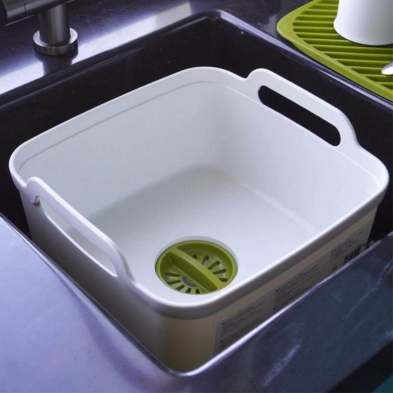 日本洗菜盆厨房家用塑料大号手提洗碗槽滤水盆移动水槽洗碗池碗盘