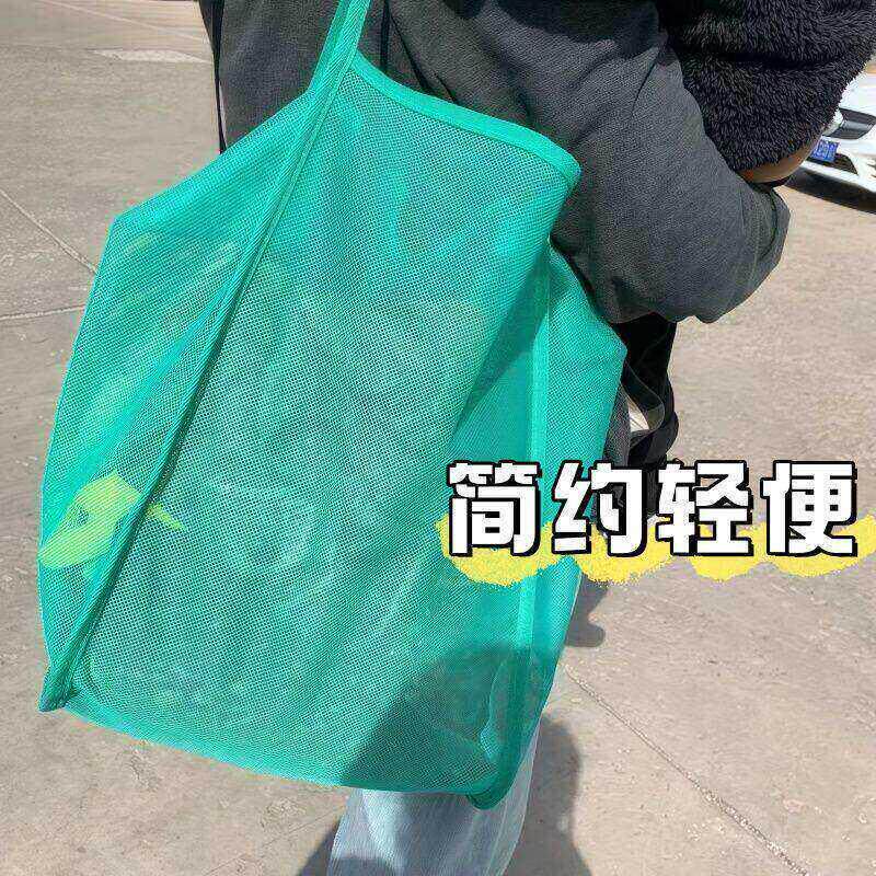 夏季沙滩包收纳袋沙滩游泳收纳包海边沙滩袋网袋托特包整理袋