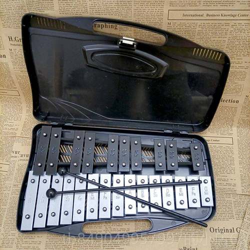 高档乐包邮尔夫音乐教具25音板琴钢片小琴铝钟琴敲琴专业打奥琴打