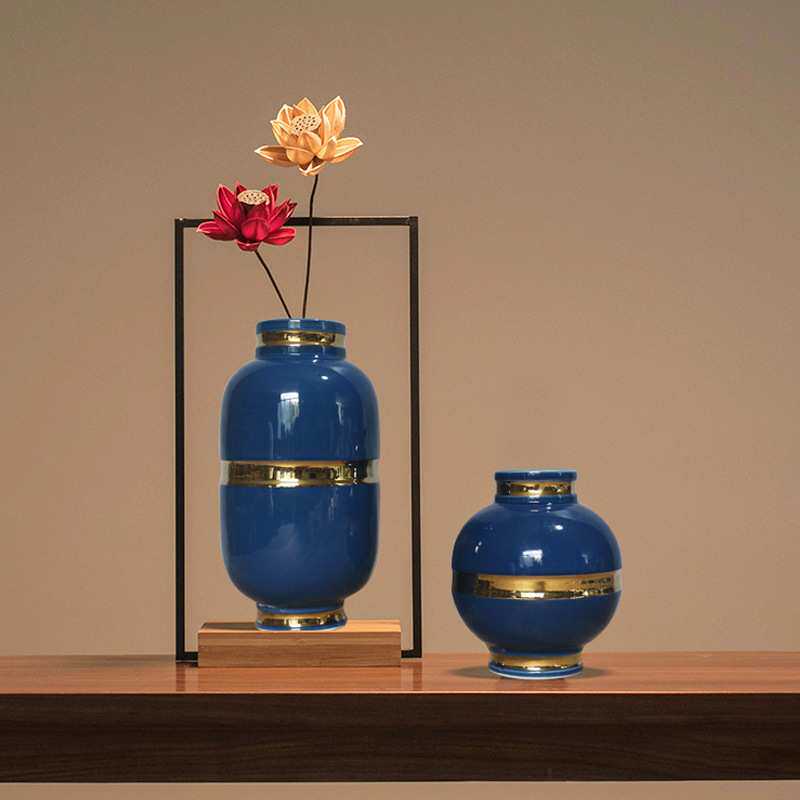 现代简约北欧风格陶瓷花瓶器插花摆件卧室客厅餐厅酒店家居装饰品