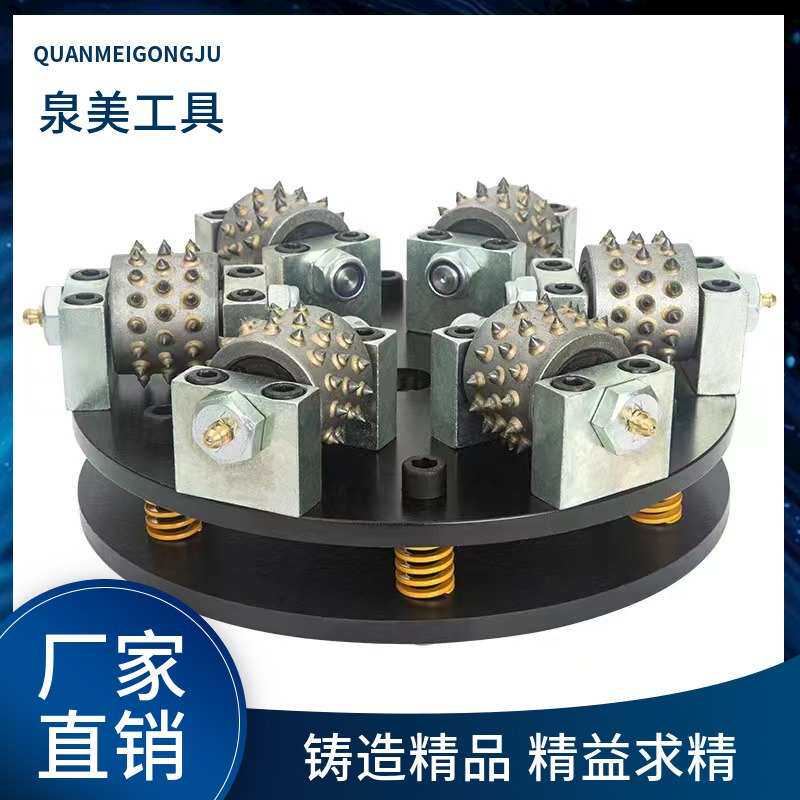 45齿6头10寸荔枝面磨头磨面表面石材处理金刚石工具烧结工艺磨头