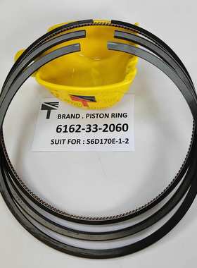 6162-33-2060活塞环 适用于工程机械S6D170E-1-2发动机配件