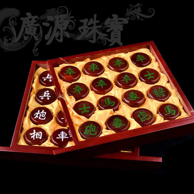 货源天然巴西玛瑙玉髓中国象棋父亲节礼物商务工艺品 商务礼品