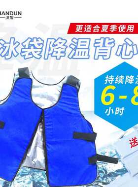 汉盾 HD-BHP001 降温背心（内置8片式，含冰袋） 蓝色 均码
