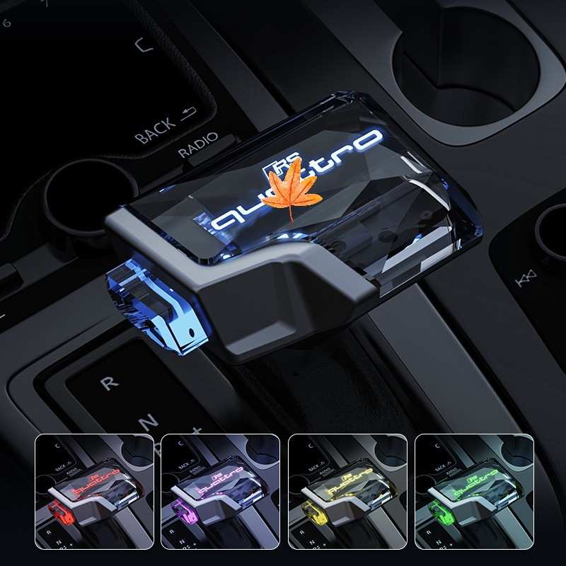适用于AUDI A5 A4 Q5 Q7 S5 自动挡充电水晶触摸发光游艇排挡头