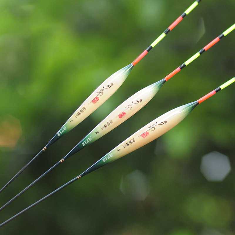 刀郎A712 芦苇枣核型9目空心软尾浮标 近视浮漂 醒目鲫鱼漂