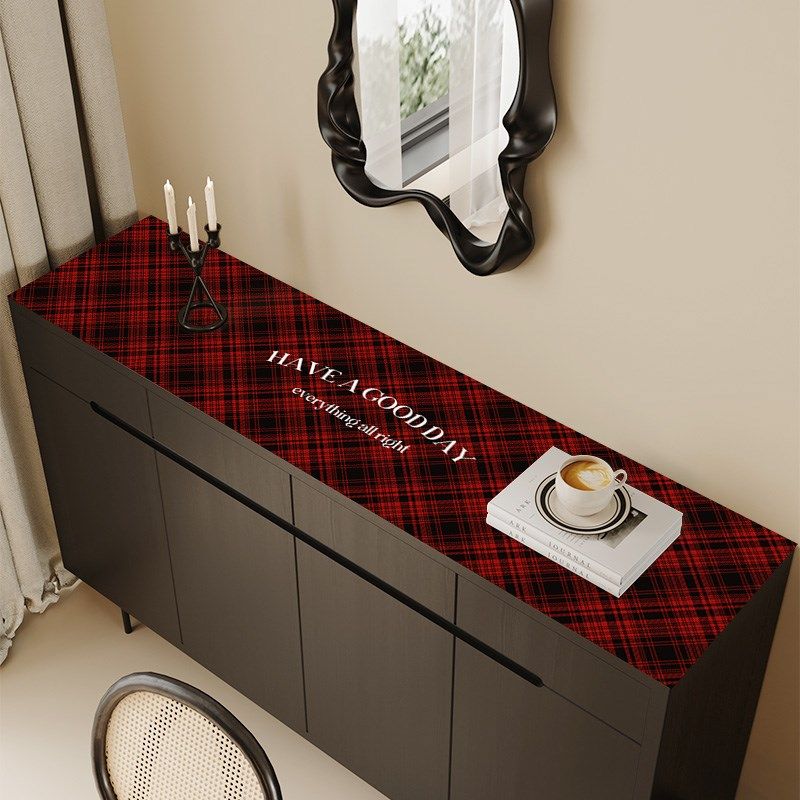 桌垫餐边柜茶几桌布美式电视柜台面保护垫子免洗防水防油鞋柜盖布,居家布艺,桌布,淘宝优惠券,粉丝福利购,淘宝优惠卷