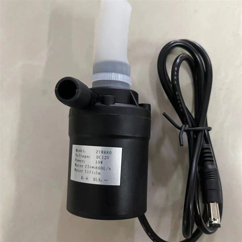 头疗洗头床专用水泵 12伏无刷电机抽水泵 水循环专用配件小黑泵