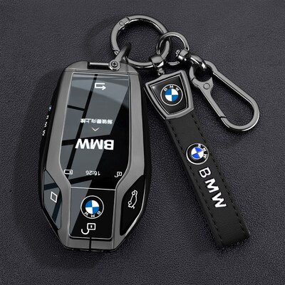 宝马液晶钥匙套5系535le新7系730li740触屏6系GTX3X5X7车壳扣男士