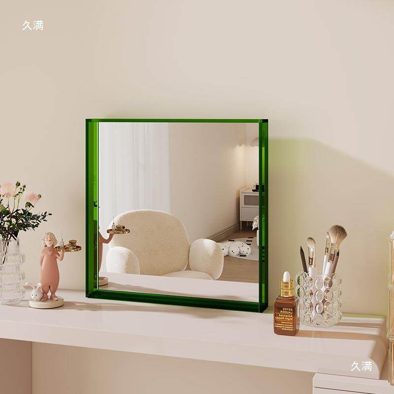卧室妆上台的镜墙化妆梳XVC镜子台式桌面感壁挂式轻奢风带灯,鲜花速递/花卉仿真/绿植园艺,其它园艺用品,淘宝优惠券,粉丝福利购,淘宝优惠卷