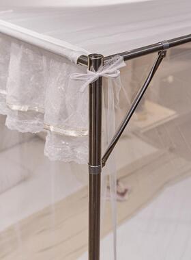 家用单门.5蚊帐加密双1人蚊帐卧1.8室不锈支架加厚1钢.BPM2米床