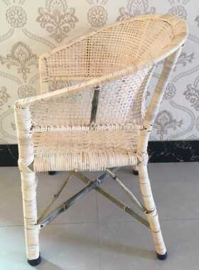 老椅工藤椅天然藤式椅竹椅子靠背XWC椅手藤休闲椅凉椅老年人圈椅