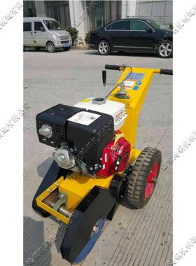 手推式沥青路面开槽机道路槽设备HHV手切摇升降裂缝切机割现货