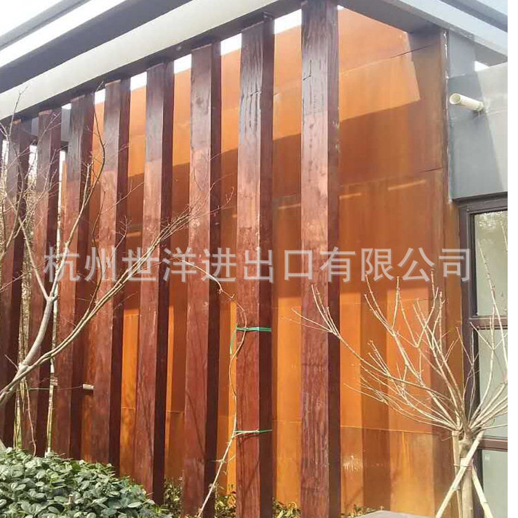 考顿钢耐候景观幕墙工程