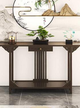 中PPC式供桌现代简约火玄关桌条桌长条香案新家用财神中案堂台香