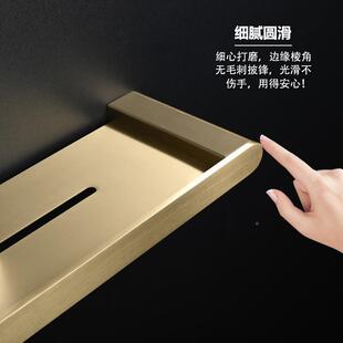 物色厨房卫021659生间34不锈钢平台金收纳置物架家用浴室墙上洗漱