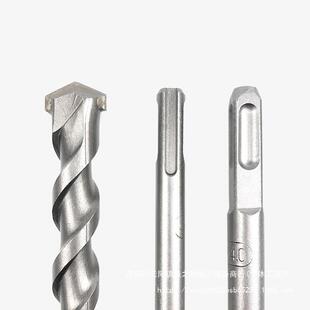 加长电锤钻头QFL冲击钻钻过墙钻头头600mm柄柄钻圆头混凝土打孔方